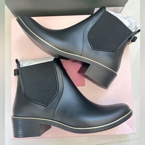 KATE SPADE NEW YORK Solstice Womens Leather Block Heel Ankle Boots